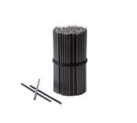 Danilovo Thin Taper Beeswax Candles - Honey-Scented, Decorative Candles Ideal for Birthday Decoration or Church Prayers - Black Drip Free, Tall & Smokeless Pack of 100 pcs, 18,5 x 0,61 cm