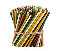 Danilovo Thin Taper Beeswax Candles - Honey-Scented, Decorative Candles Ideal for Birthday Decoration or Church Prayers - 5 Colours Drip Free, Tall & Smokeless Pack of 250 pcs, 16,5 cm