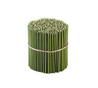 Danilovo Thin Taper Beeswax Candles - Honey-Scented, Decorative Candles Ideal for Birthday Decoration or Church Prayers - Green Drip Free, Tall & Smokeless Pack of 500 pcs, 16 x 0,5 cm
