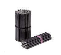 Danilovo Thin Taper Beeswax Candles - Honey-Scented, Decorative Candles Ideal for Birthday Decoration or Church Prayers - Black Drip Free, Tall & Smokeless Pack of 100 pcs, 16 x 0,5 cm