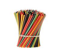 Danilovo Thin Taper Beeswax Candles - Honey-Scented, Decorative Candles Ideal for Birthday Decoration or Church Prayers - 4 Colours Drip Free, Tall & Smokeless Pack of 200 pcs, 16,5 cm