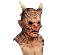danio Realistic mask, adult Halloween luxury latex full head horns warcraft mask, cosplay decoration mask for Halloween, Christmas, Easter