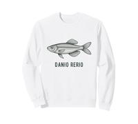 Danio Rerio Zebrafish Scientific Research Illustration Sweatshirt