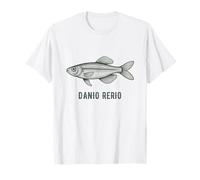 Danio Rerio Zebrafish Scientific Research Illustration T-Shirt