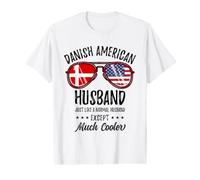 Danish American Husband Danish Heritage Value Graphic T-Shirt