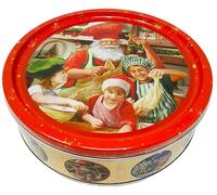 Danish Butter Cookies Assortment 340g- Festive Christmas Biscuit Tin - Traditional Danish Biscuits, Assorted Christmas Cookies, Gift Tin