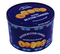 Danish Butter Cookies Assortment 908g - Luxury Festive Biscuits Tin, Christmas Butter Cookies Gift, Holiday Treats, Secret Santa Present