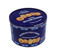 Danish Butter Cookies Assortment with sticker - Luxury Festive Biscuits For Sharing - Biscuit Hamper For Families Adults Kids - Christmas Secret Santa