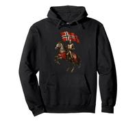 Danish Christian Catholic Crusader Knight - Denmark Flag Pullover Hoodie