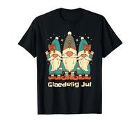 Danish Christmas Gnomes Glaedelig Jul T-Shirt