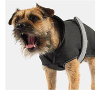Danish Design 2-in-1 Four Seasons Waterproof Dog Coat - Black - Size: Dog 65cm - Dog Jackets