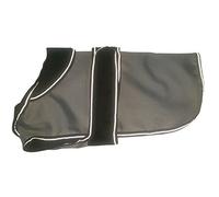 Danish Design 2 in 1 Ultimate Dog Coat Black - Grey/Black - 45cm