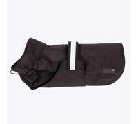 Danish Design Dog Coat 3-in-1 – All-Weather, Waterproof, Fleece-Lined, Reflective – Black 49cm
