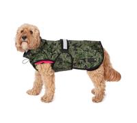 Danish Design 3-in-1 Dog Coat Camo Pink, 49cm (19in) - All Weather, Waterpoof, Fleece-Lined, Reflective Raincoat for Dogs