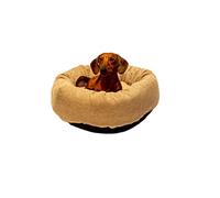 Danish Design Allsorts AB Basketweave Beige Dog/Puppy Removable Cushion Donut Bed Large