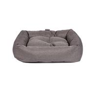 Danish Design Anti-Bacterial Stain and Odour Resistant Grey Dog/Puppy Snuggle Bed Medium 30 inch