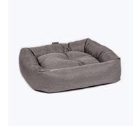 Danish Design Anti-Bacterial Stain and Odour Resistant Grey Dog/Puppy Snuggle Bed Medium 30 inch