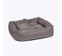 Danish Design Anti-Bacterial Stain and Odour Resistant Grey Dog Bed Small 24inch