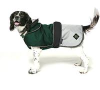 Danish Design Battersea Dogs Home Green 2 in 1 Summer and Winter Removable Lining Waterproof Windproof Dog/Puppy Coat 22 Inch 55 cm