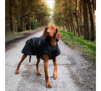 Danish Design 2 in 1 Harness Dog Coat - Black - 55cm