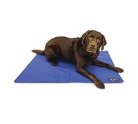 Danish Design Blue Hard Wearing Fabric Wipe Clean Dog/Puppy Cooling Mat Medium