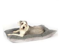 Danish Design Bobble Pewter Grey Machine Washable Cable Knit Dog/puppy Deep Duvet Large