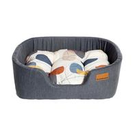 Danish Design Colour Block Steel Lux Slumber Bed for Dogs - Medium