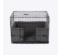 Danish Design Dog Crate Bumper - Sherpa Fleece, Ecoflex Recycled Filling - Grey - XL