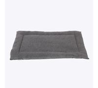 Danish Design Dog Crate Mattress - Sherpa Fleece, Ecoflex Recycled Filling - Grey - Medium