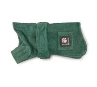 Danish Design Towelling Dog Robe - Green - 30cm