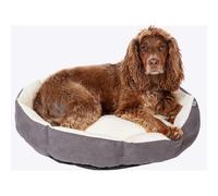 Danish Design Essentials Quilted Charcoal Pet Bed - H 13 cm x W 62 cm x L 62 cm
