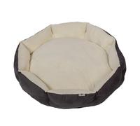Danish Essentials Quilted Dog Bed - Charcoal - Large