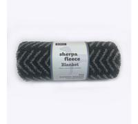 Danish Design Sherpa Fleece Charcoal Arrows Dog Blanket Large