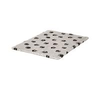 Danish Design Fleece Paw Grey Fleece Blanket Small 63x76cm