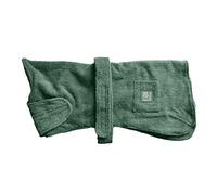 Danish Design Towelling Dog Robe - Green - 30cm
