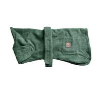 Danish Design Green Cotton Adjustable Velcro Towelling Dog/Puppy Robe 16 Inch