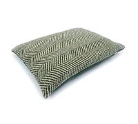 Danish Design Green Herringbone - Sherpa Fleece Deep Duvet Grey Dog Bed for Adult/Senior/Puppy Beds - Dog Duvet Medium