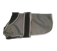 Danish Design 2 in 1 Ultimate Dog Coat Black - Grey/Black - 50cm