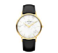 Danish Design IQ51Q1217 Shanghai Gold White Marble Black Large Watch