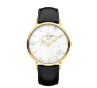 Danish Design IQ51Q1217 Shanghai Gold White Marble Black Large Watch