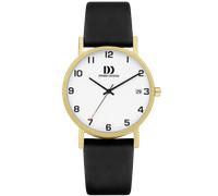 Danish Design IQ81Q199 Rhine NMBRS Satin Gold Date Medium Watch