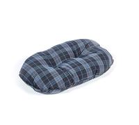 Danish Design Lumberjack Quilted Mattress, 45 cm, Navy/Grey