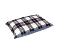 Danish Design Navy Bowmore Brushed Check Design Reversible Deep Duvet with Removeable Cover Large