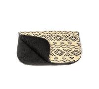 Danish Design Neutral Geometric - Sherpa Fleece Blanket for Adult/Senior/Puppy Bedding - Blanket Medium