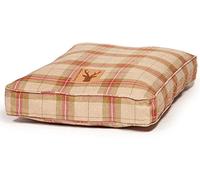 Danish Design Newton Moss Orange Brown Check Removable Cover Dog/Puppy Box Duvet Large