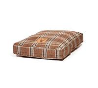 Danish Design Newton Moss Orange Brown Check Removable Cover Dog/Puppy Box Duvet Large