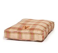 Danish Design Newton Moss Orange Brown Check Removable Cover Dog/Puppy Box Duvet Medium