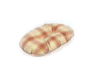 Danish Design Newton Moss Orange Brown Check Machine Washable Dog/Puppy Quilted Mattress 35 Inch