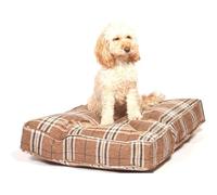 Danish Design Newton Truffle Brown Check Removable Cover Dog/Puppy Box Duvet Medium