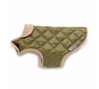 Danish Design Forest Green Diamond Quilt Shower Proof Thermal Lined Dog/Puppy Coat 28 Inch 70 cm